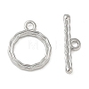 Brass Toggle Clasps KK-CBAFC6C-07A-P-2