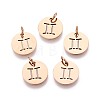 304 Stainless Steel Charms STAS-Q201-T445-3R-1