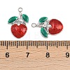 304 Stainless Steel Enamel Pendants STAS-Z166-23B-P-3