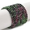 Gradient Natural Ruby in Zoisite Beads Strands GG-CBA2E9C-A03-4mm-2