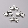 Tibetan Style Alloy Pendants TIBEP-WH0002-18AS-2