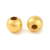 Brass Smooth Round Beads EC400-3G-3