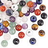 54pcs 9 Styles Natural Mixed Gemstone Beads G-OC0005-57-1