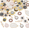 50 Pcs Alloy Enamel Pendants ENAM-TA0003-76-3