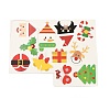 DIY Christmas Theme Paper Cake Insert Card Decoration DIY-H108-12-2