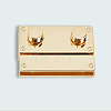Zinc Alloy Twist Bag Lock Purse Catch Clasps PURS-WH20003-001G-6