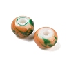 Opaque Spray Painted Glass Beads X1-GLAA-G118-01V-2