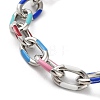 Brass Cable Chain Bracelets BJEW-D039-35P-2