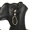 Natural Cultured Freshwater Pearl Dangle Earrings for Women EJEW-JE07506-2