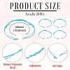 20Pcs Waxed Polyester Cord Bracelet Making AJEW-TAC00088-3