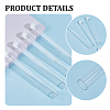 Transparent PVC Plastic Bead Storage Tubes AJEW-CY0002-91-6