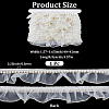 5 Yards Polyester Lace Ribbons OCOR-GF0006-14B-02-2