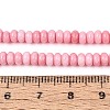 Ombre Effect Dyed Glass Beads Strands GLAA-T030-07A-04-4