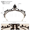 Alloy Rhinestone Hair Bands  for Woman Girls PW-WGA69DD-17-1