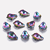 Faceted Glass Rhinestone Charms RGLA-F052-001VO-1