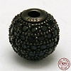 Round 925 Sterling Silver Beads STER-O021-01B-6mm-3
