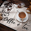 Coffee Theme Diablement Fort Cup Mats AJEW-WH0201-009-6