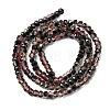 Electroplate Glass Beads Strands GLAA-Q105-03S-2