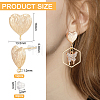 12Pcs Brass Stud Earring Findings KK-BC0011-34-2