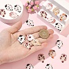 20Pcs Printed Alloy Pendants FIND-YW0012-04-3