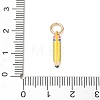 Spray Painted Brass Pendants KK-CBAEB58-07D-3