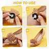 2Pcs Iron Shoe Buckle Clips HJEW-HY00189-4