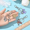 Alloy & Glass Keychains KEYC-YW00303-03-6