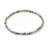 Baking Paint Glass Seed Bead Anklets AJEW-AN00469-6