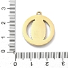 304 Stainless Steel & Rhinestone Pendants STAS-G371-09I-02G-3