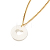 Heart Pendant Necklaces Set for Girl Women NJEW-JN03682-3