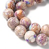 Dyed Natural Regalite/Imperial Jasper/Sea Sediment Jasper Beads Strands G-B124-C03-10-3