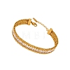 Cubic Zirconia Tennis Bracelet BJEW-Q775-03G-1