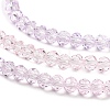 Transparent Painted Glass Beads Strands X1-DGLA-A034-T3mm-A05-4