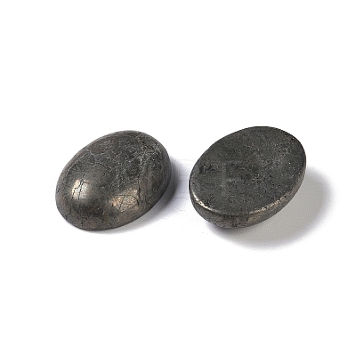 Natural Pyrite Cabochons G-B080-01A-15-1