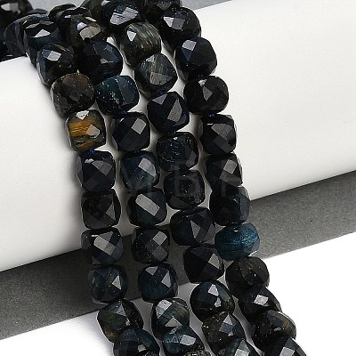 Natural Tiger Eye Dyed Beads Strands G-H028-A01-03A-1