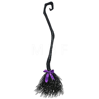 3 Colors Halloween Plastic Witch Brooms PW-WGA908C-01-1