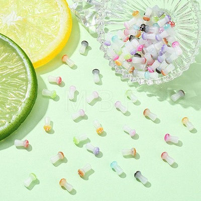 100Pcs Opaque Glass Beads GLAA-CJ0002-01-1
