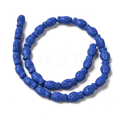 Natural Lava Rock Beads Strands G-U007-01E-1