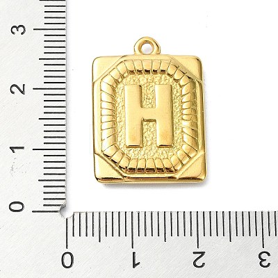 Ion Plating(IP) 304 Stainless Steel Pendants STAS-U033-01G-H-1