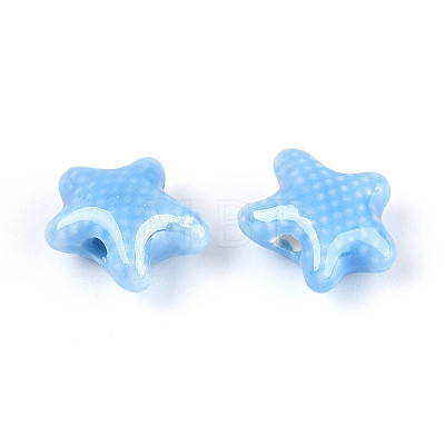 Handmade Porcelain Beads PORC-Q002-03J-01-1