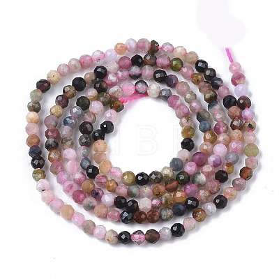 Natural Tourmaline Beads Strands G-S361-2mm-017-1