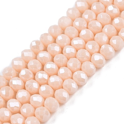 Electroplate Glass Beads Strands LS-EGLA-A044-P4mm-A05-1