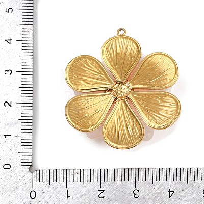 304 Stainless Steel and Acrylic and Plastic Pendants STAS-R170-04G-06-1