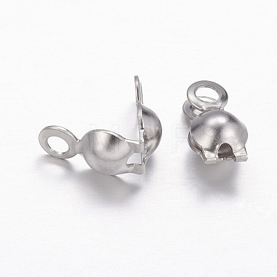 Tarnish Resistant 304 Stainless Steel Bead Tips LS-X-STAS-E129-05P-1