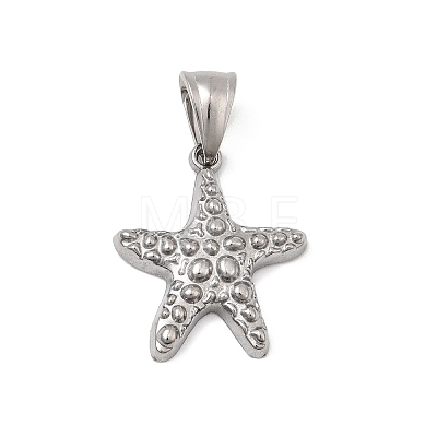 304 Stainless Steel Pendants STAS-B167-12F-P-1