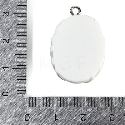 Halloween Theme Resin Pendants RESI-M046-01F-1