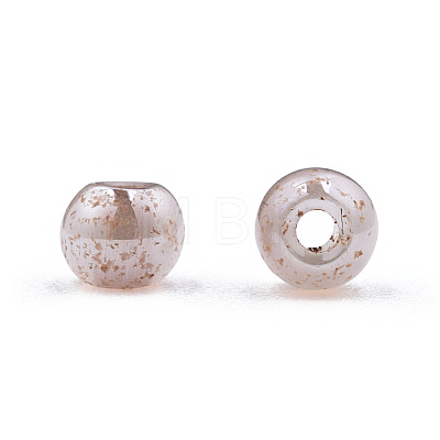 6/0 Imitation Jade Glass Seed Beads SEED-N004-006-04-1