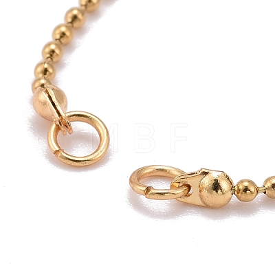 304 Stainless Steel Ball Chain Bracelet Makings AJEW-JB00966-1