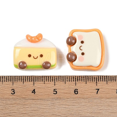 Opaque Resin Imitaiton Food Decoden Cabochons CRES-M036-11-1