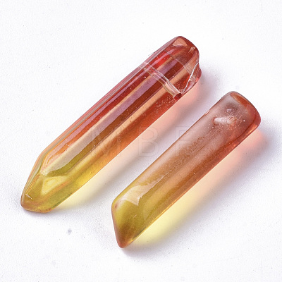 Two Tone Glass Beads GLAA-S167-13B-1
